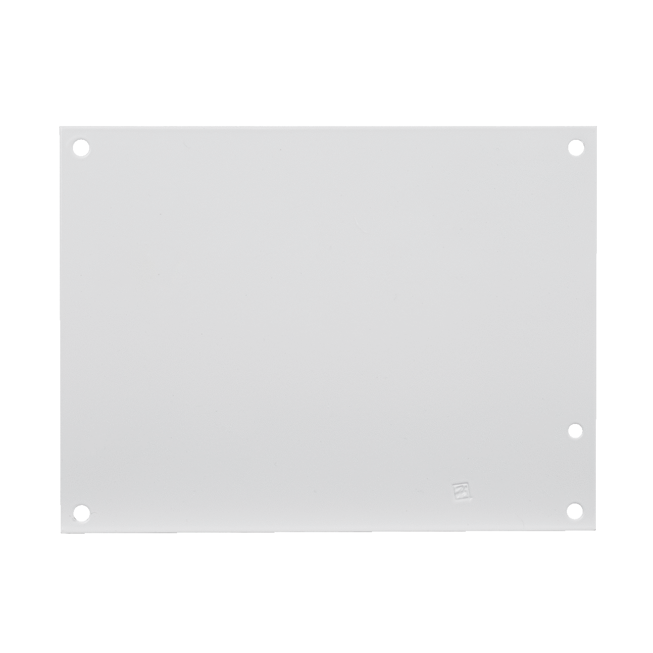 Panel for Small Enclosure, Type 1 and 3R , fits 6x6, White, Steel