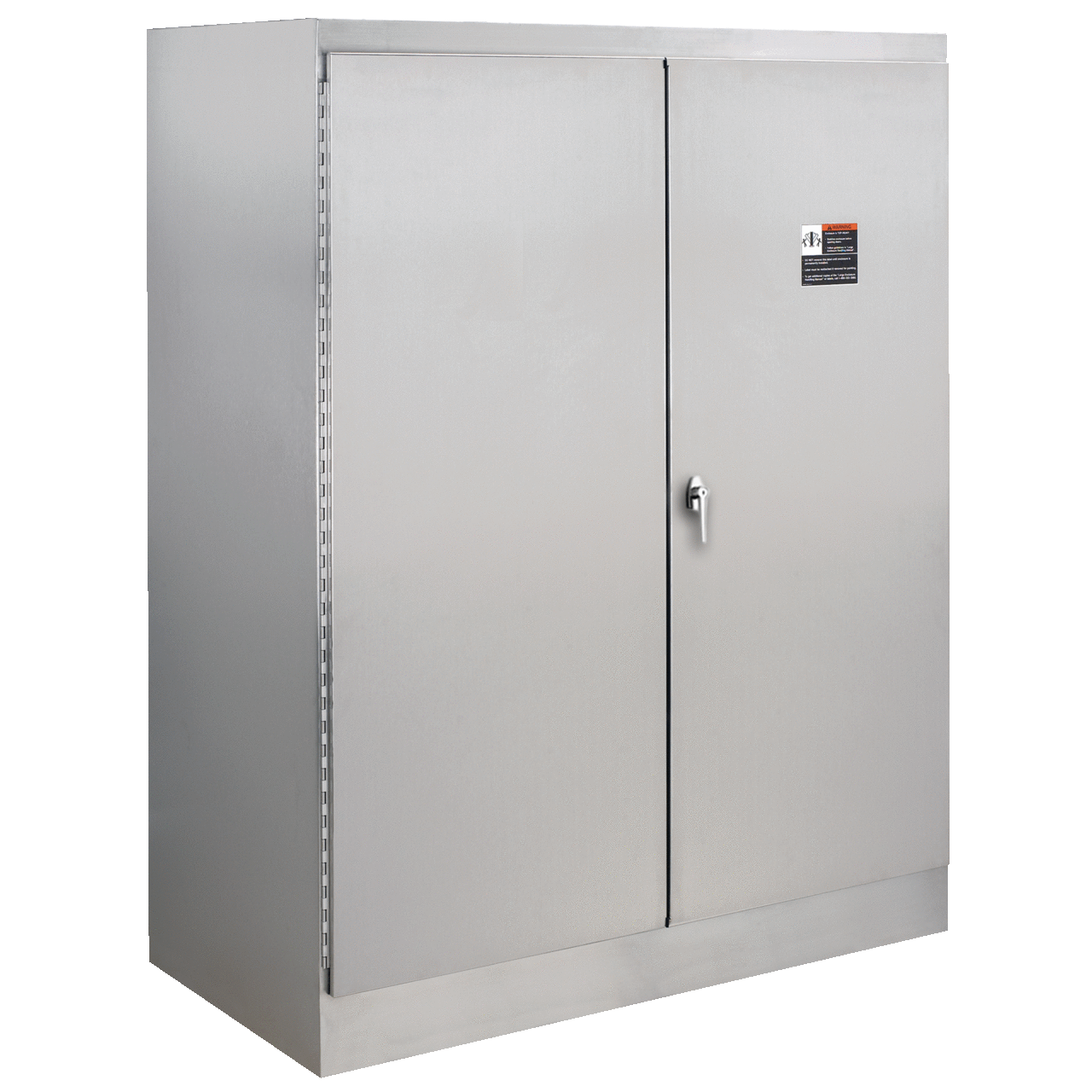 Freestand Type 12 2 Door Single Access, 72x72x24, Brushed, SS304