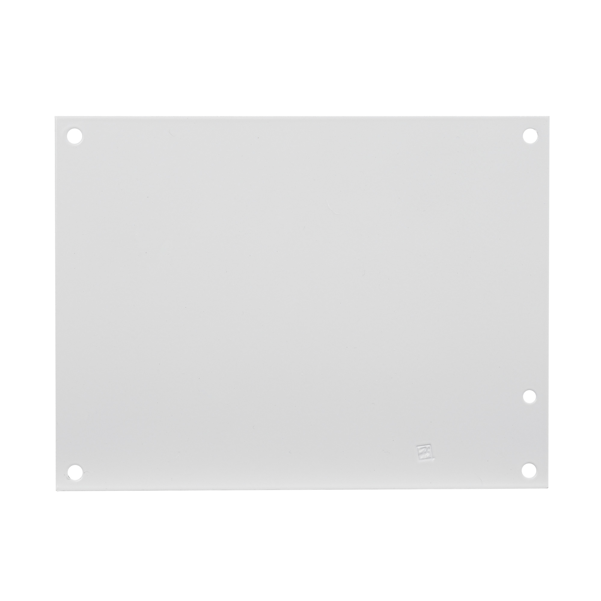 Panel for Small Enclosure Type 1 and 3R, fits 8x8, White, Steel