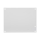 Panel for Small Enclosure Type 1 and 3R, fits 8x8, White, Steel