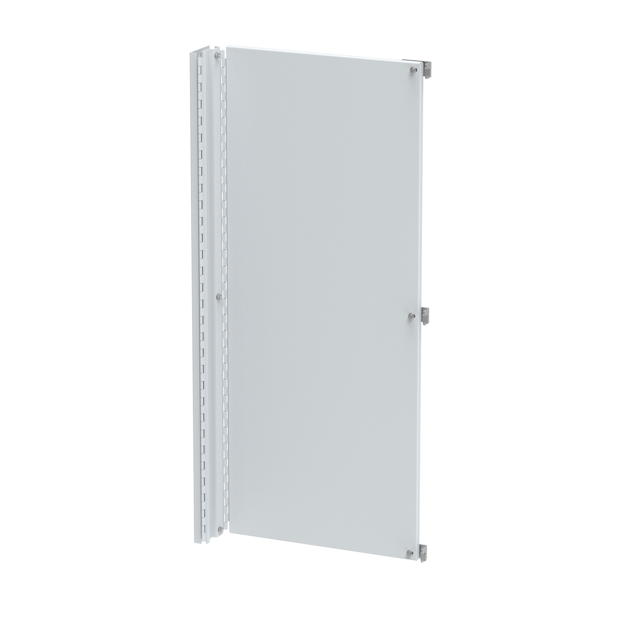 Swing-Out Panel for Free-Stand with Mounting Channel, Full, fits 90x36, White