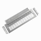 Exhaust Grilles and Replacement Filters, fits Blwr/ExGr, 4.98x16.56, Brushed, AL