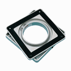 Swivel for Pedestal with 350-Degree Rotation, 1.06x4.00x4.00, Anodized, Aluminum