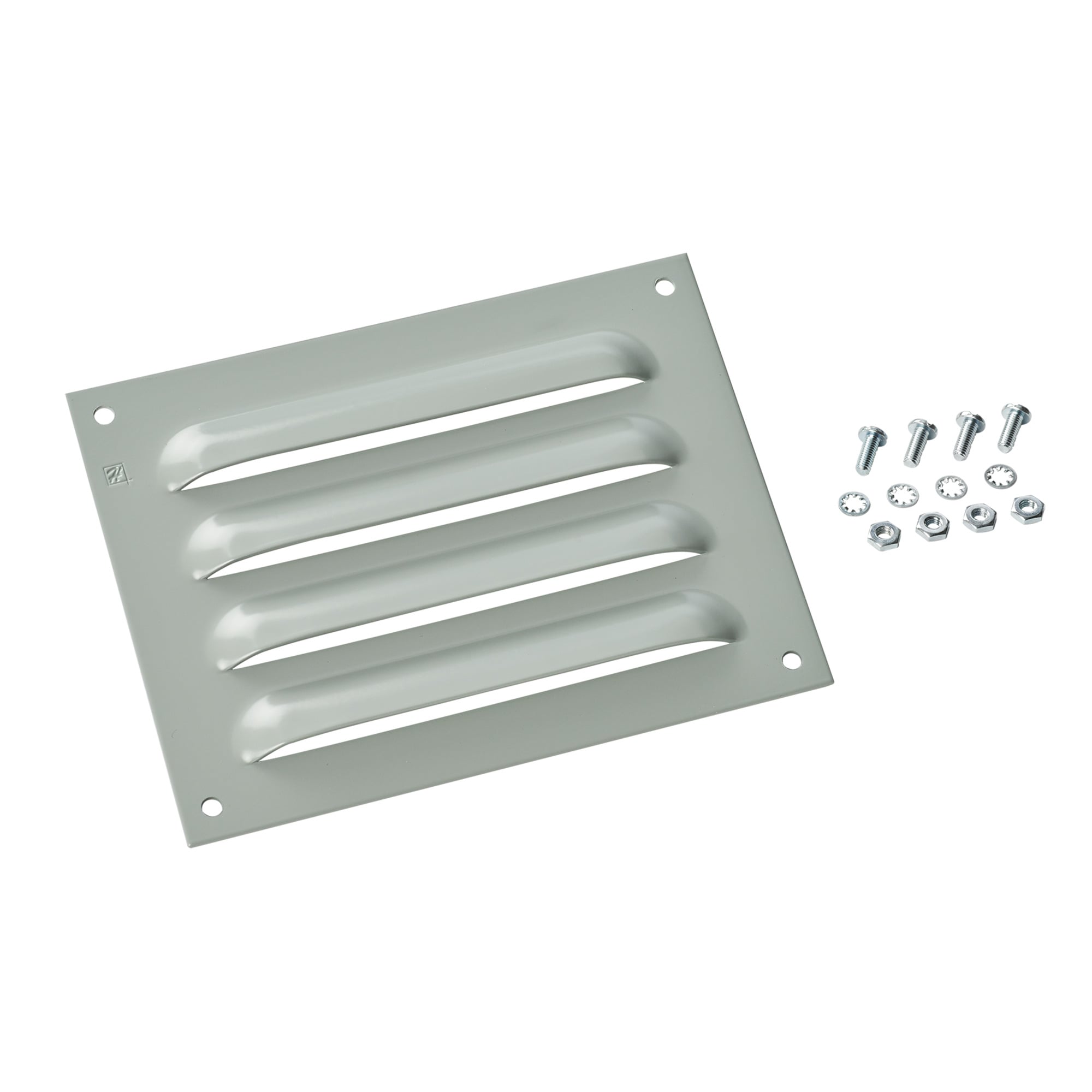 Louver Plate Kit, 4.50x5.50 inch, Brushed, Stainless Steel 316
