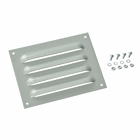 Louver Plate Kit, 5.62x5.50 inch, Gray ANSI 61, Mild Steel