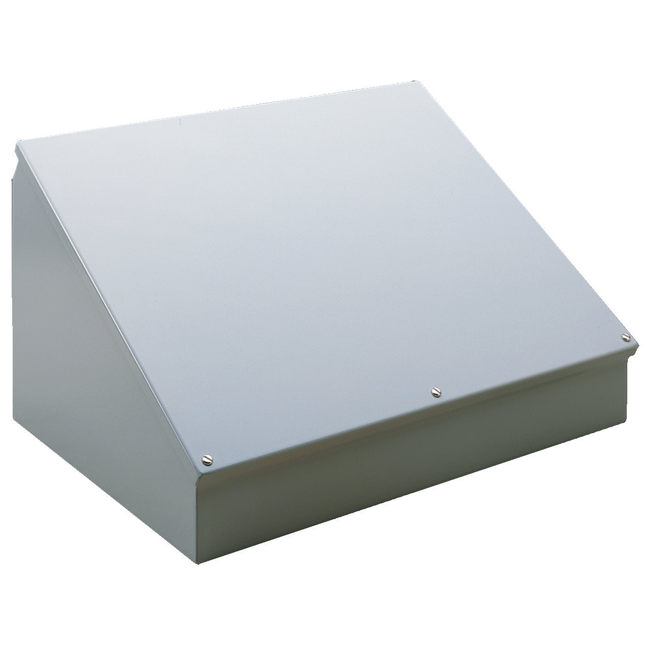 Consolet Enclosure Type 12, 12.00x24.00x9.09, Gray ANSI 61, Mild Steel