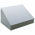 Consolet Enclosure Type 12, 16.00x16.00x11.09, Gray ANSI 61, Mild Steel