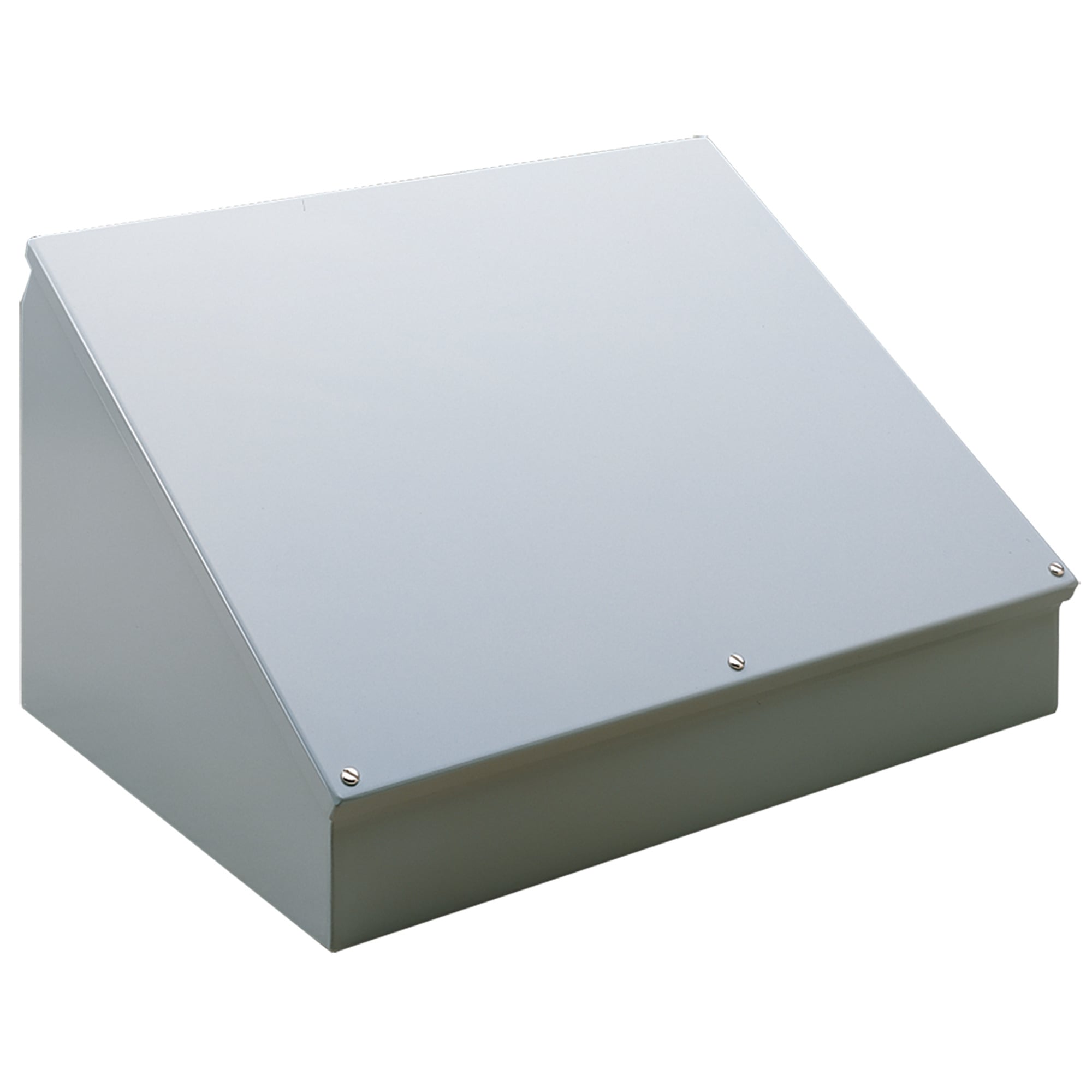 Consolet Enclosure Type 12, 8.00x16.00x7.09, Gray ANSI 61, Mild Steel