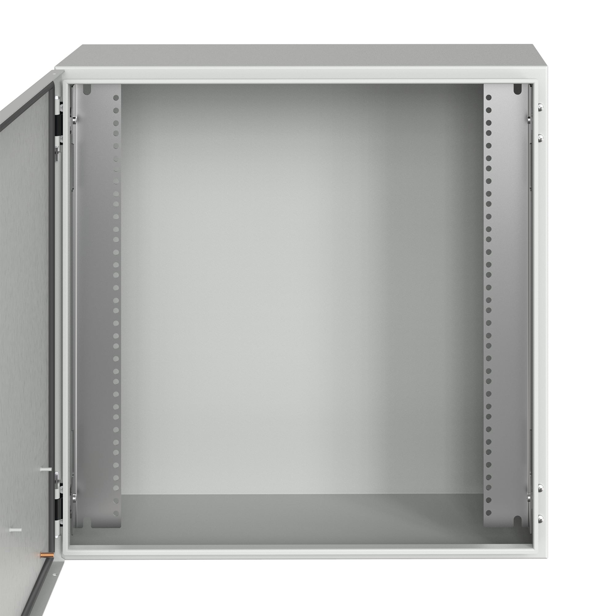 Rack-Mount Angles, fits A=24.00, 12 rack units, Steel