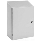 Wall-Mount Type 4/12 Enclosure, Bulletin CW2 (CONCEPT Sloped Top Enclosure - CONCEPT Single Door Wall-Mount Enclosures, Sloped Top), Size/Dims: 48.00x36.00x16.00, Material: Steel, Finish: Lt Gray
