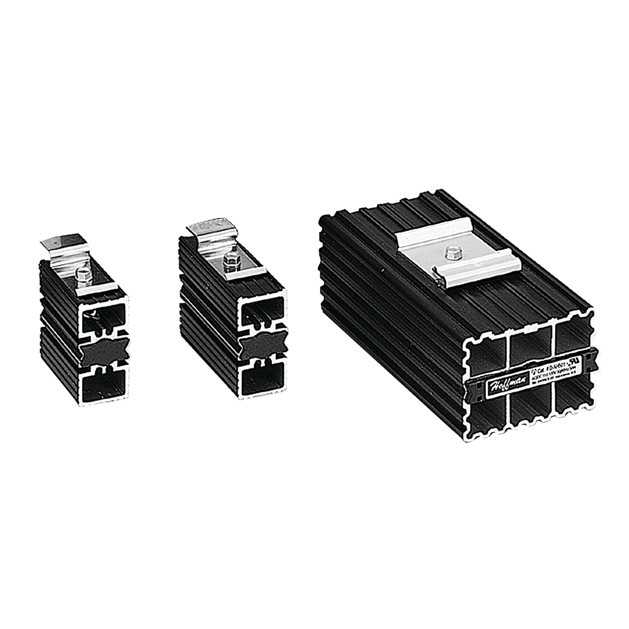 Semiconductor Heater, 110/120V AC/DC 30W, Black Anodized, Aluminum