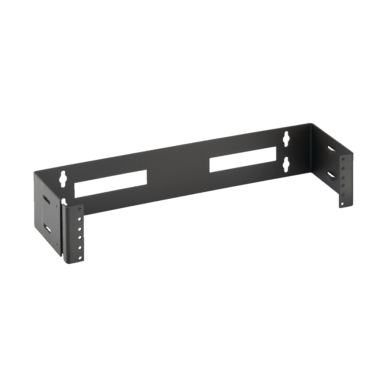 19-in. Hinged Wall-Mount Panel, 19in, 4U, Black, Steel