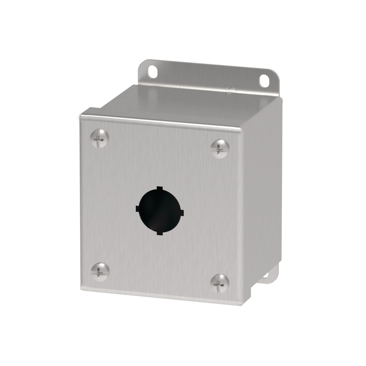 Pushbutton Screw Cover Type 4X, 1PBx22.5mm, SS304