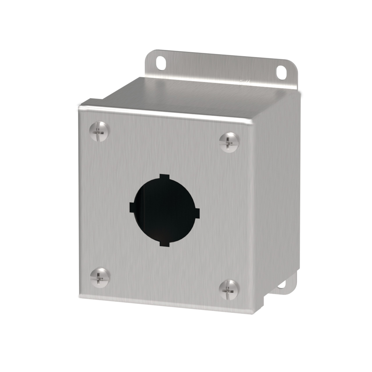 Pushbutton Screw Cover Type 4X, 1PBx30.5mm, SS304