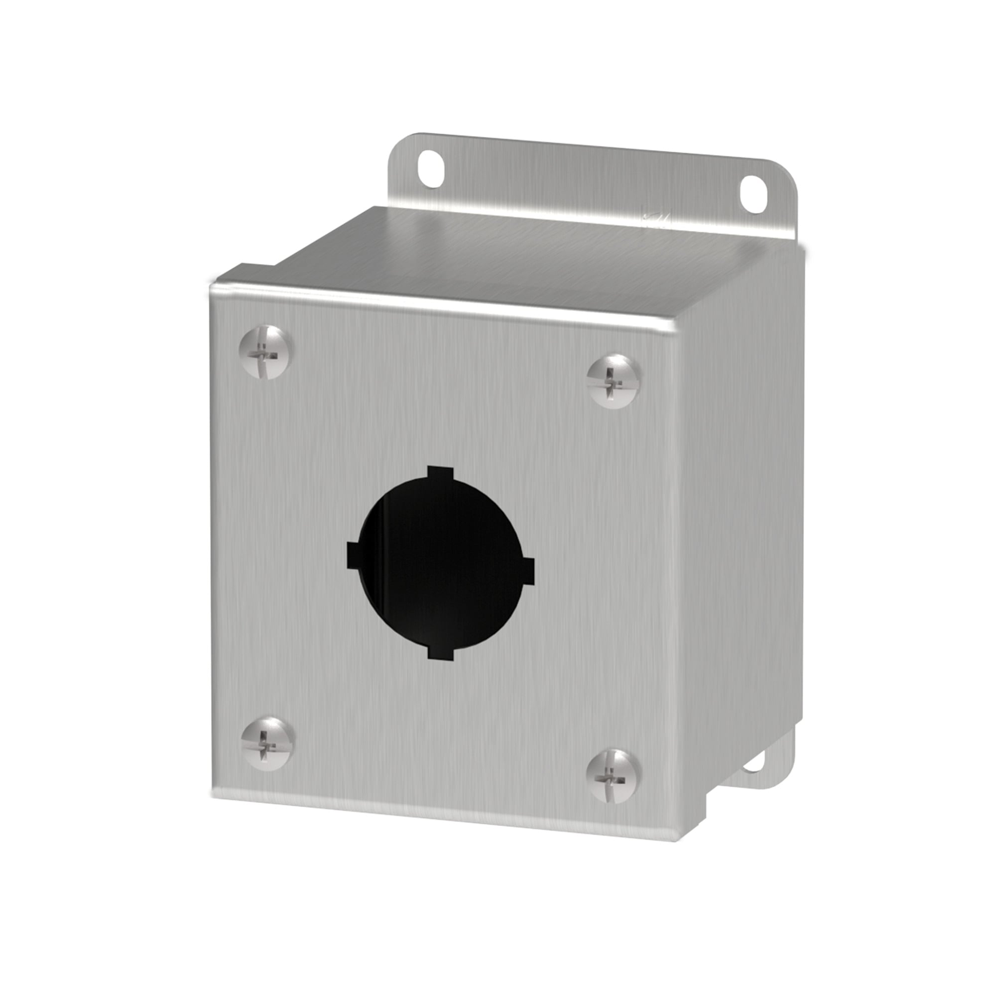 Pushbutton Screw Cover Type 4X, 1PBx30.5mm, SS316