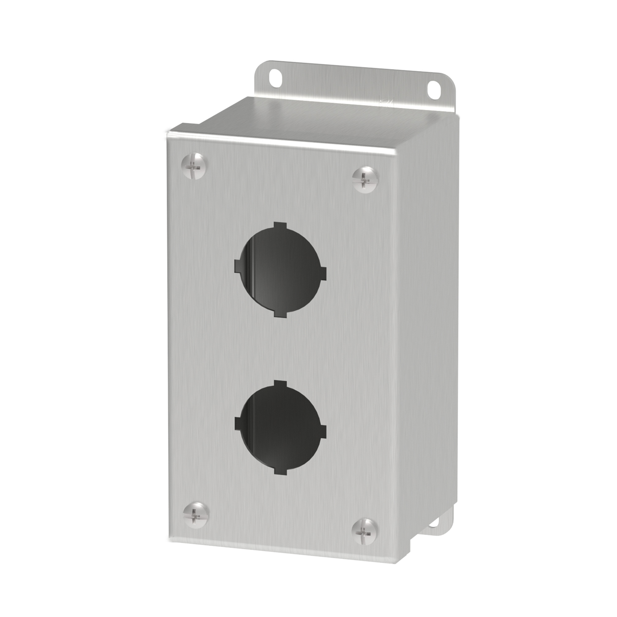 Pushbutton Screw Cover Type 4X, 2PBx30.5mm, SS316