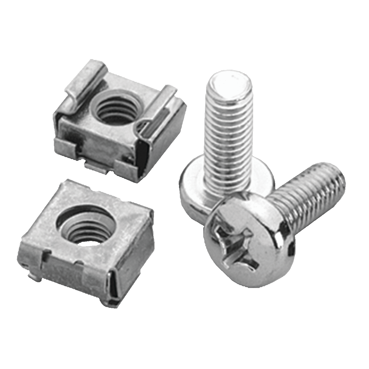 Fastener Package, fits 9mm Sq Holes, Steel