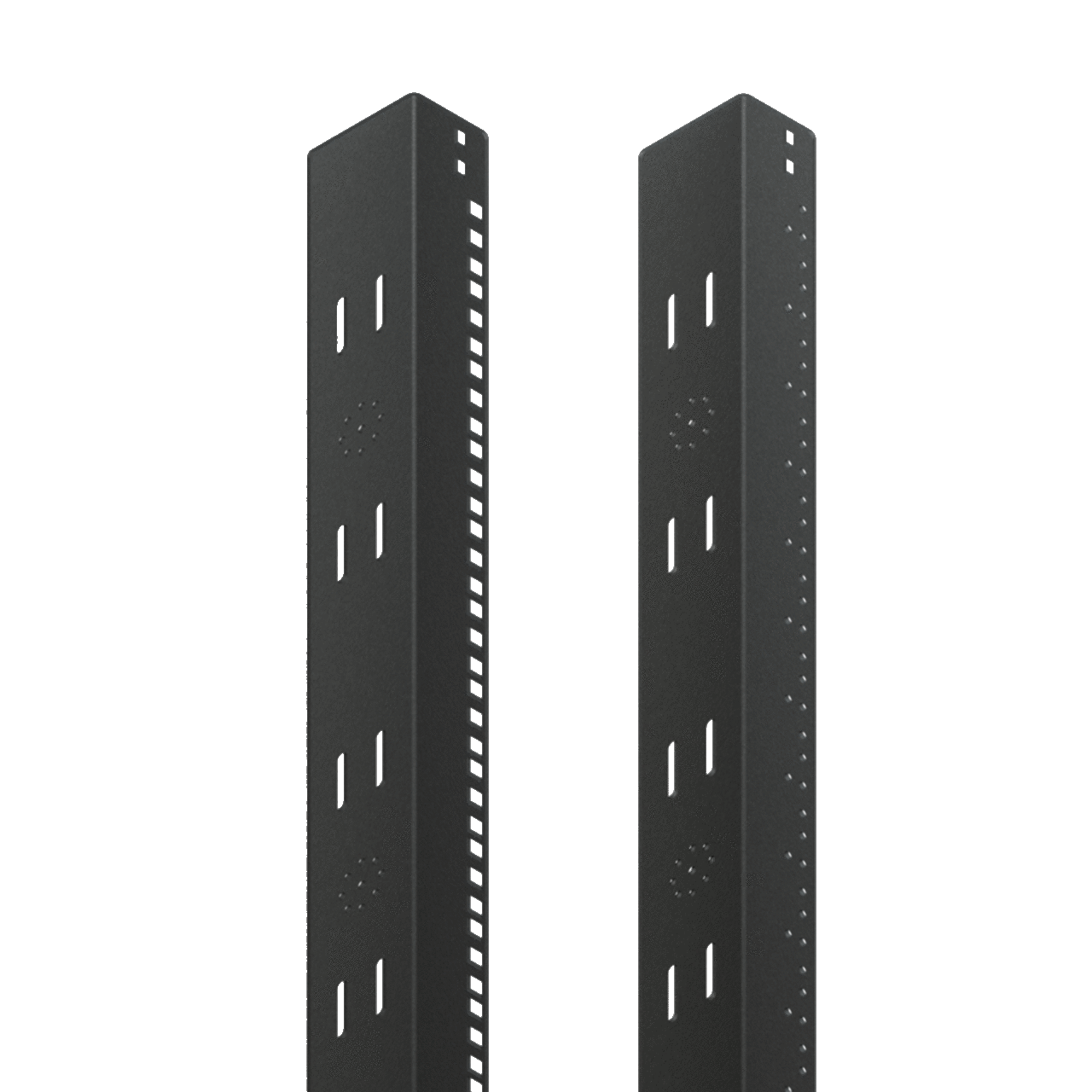 Rack Angle 19-inch and 23-inch Seismic, fits 2100x800mm, Black, Steel