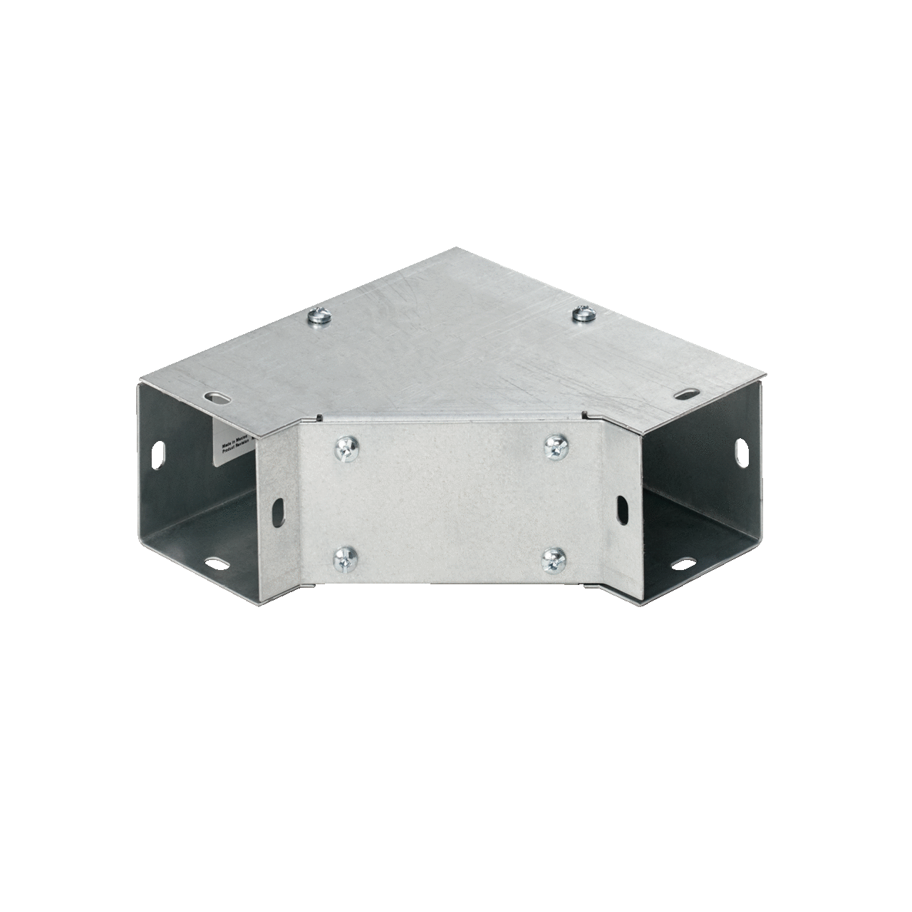 Elbow 90-Degree Lay-in Inside Opening, fits 12.00x12.00, Galvanized, Steel