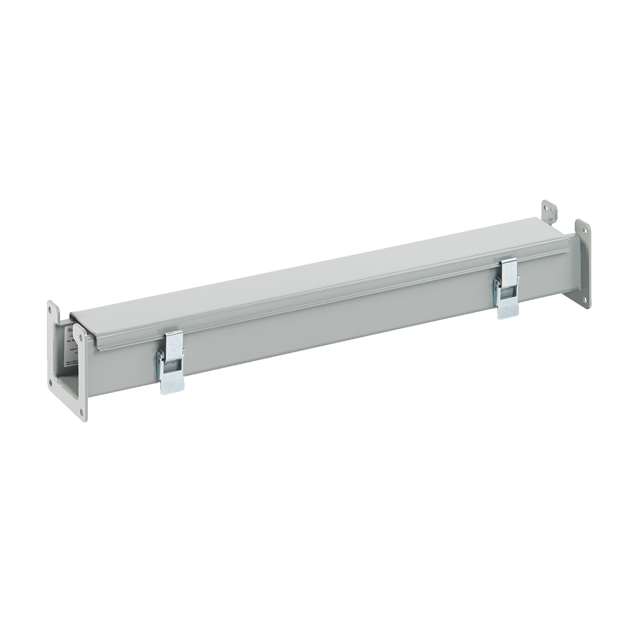 Straight Section, Lay-in Hinged-Cover, Type 12, 12.00x6.00x24.00, Gray, Steel