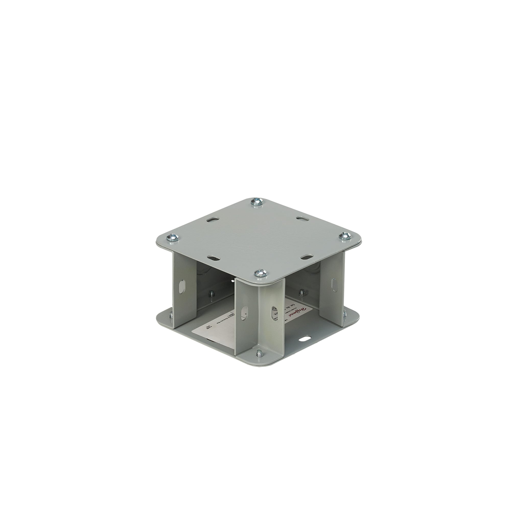 Elbow 90-Degree Tee-Cross, 2.50x2.50, Gray, Steel