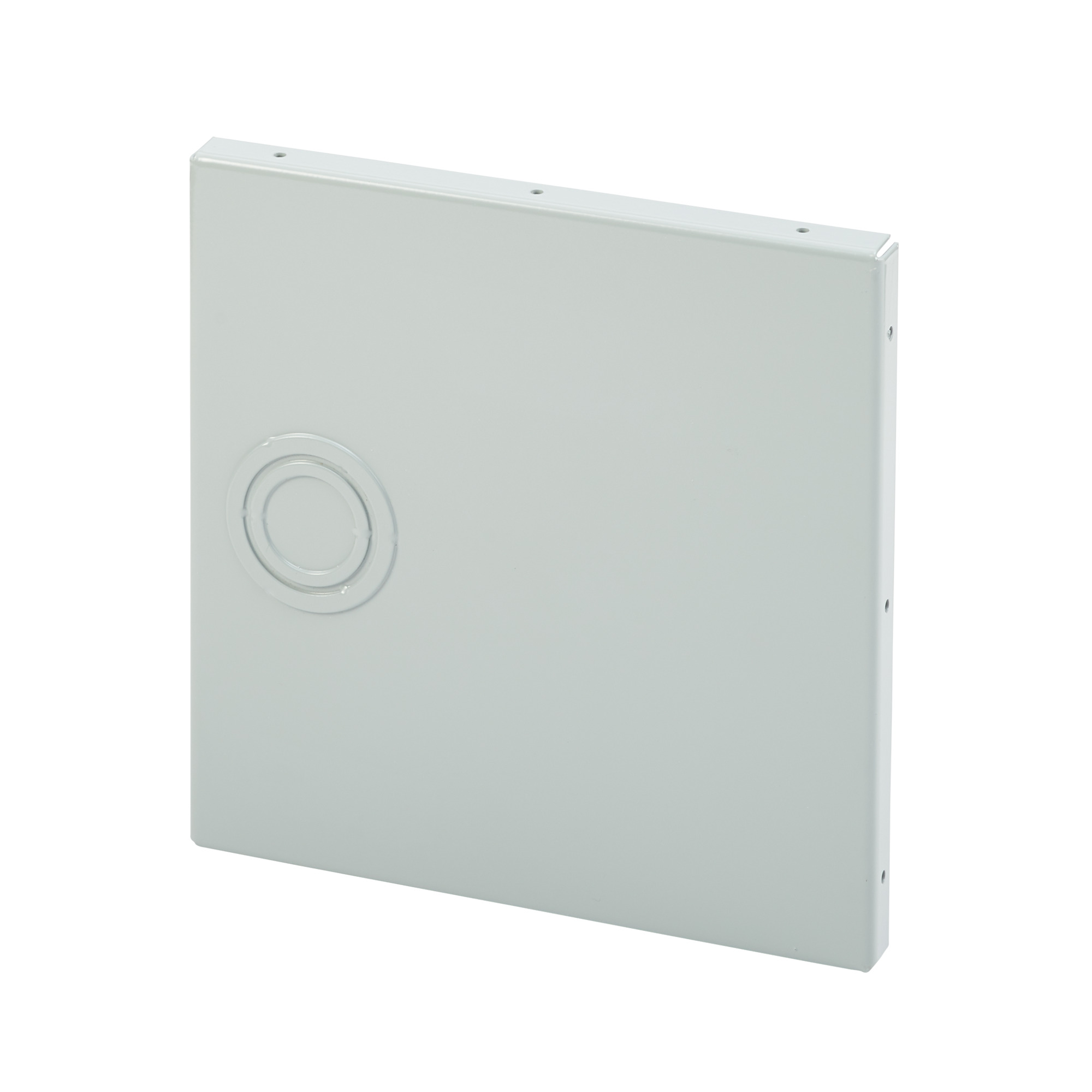 Closure Plate LayIn Wireway with knockouts, 2.50x2.50, Gray, Mild Steel