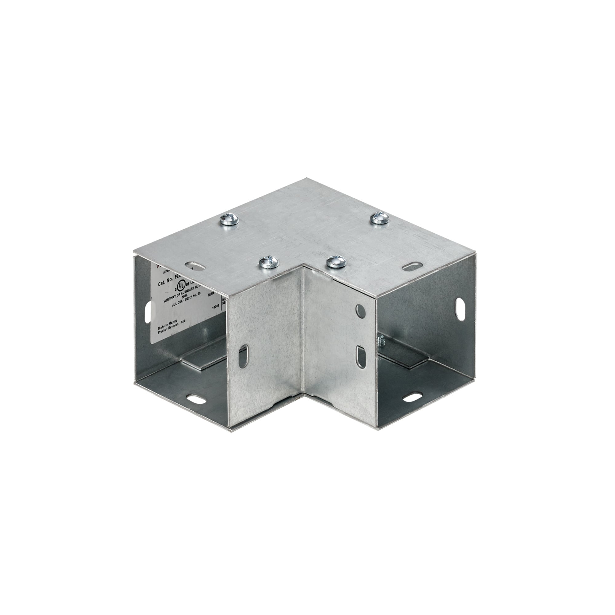 Elbow 90-Degree Lay-in, 4.00x4.00, Galvanized, Steel