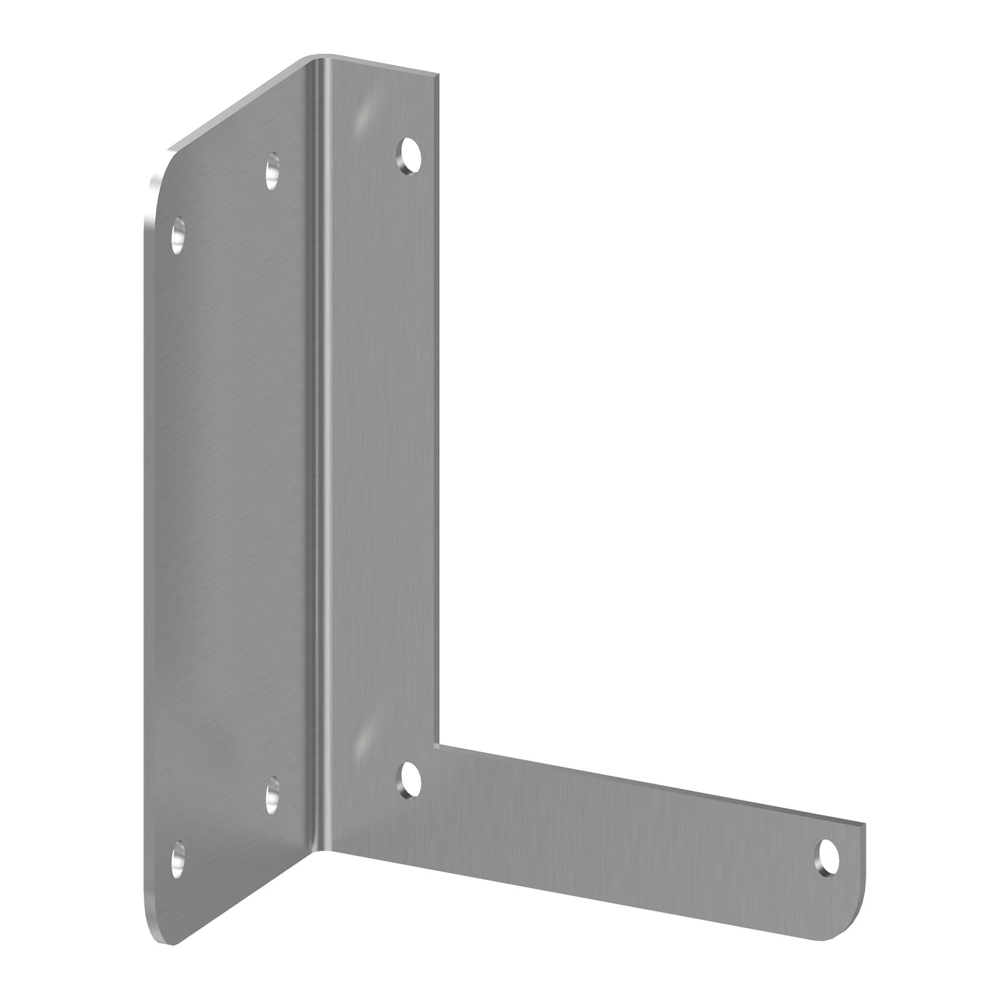 Bracket Hanger, fits 4.00x4.00, Brushed, SS304