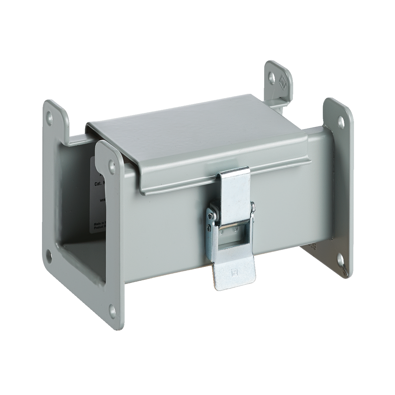 Straight Section, Lay-in Hinged-Cover, Type 12, 4.00x4.00x6.00, Gray, Steel