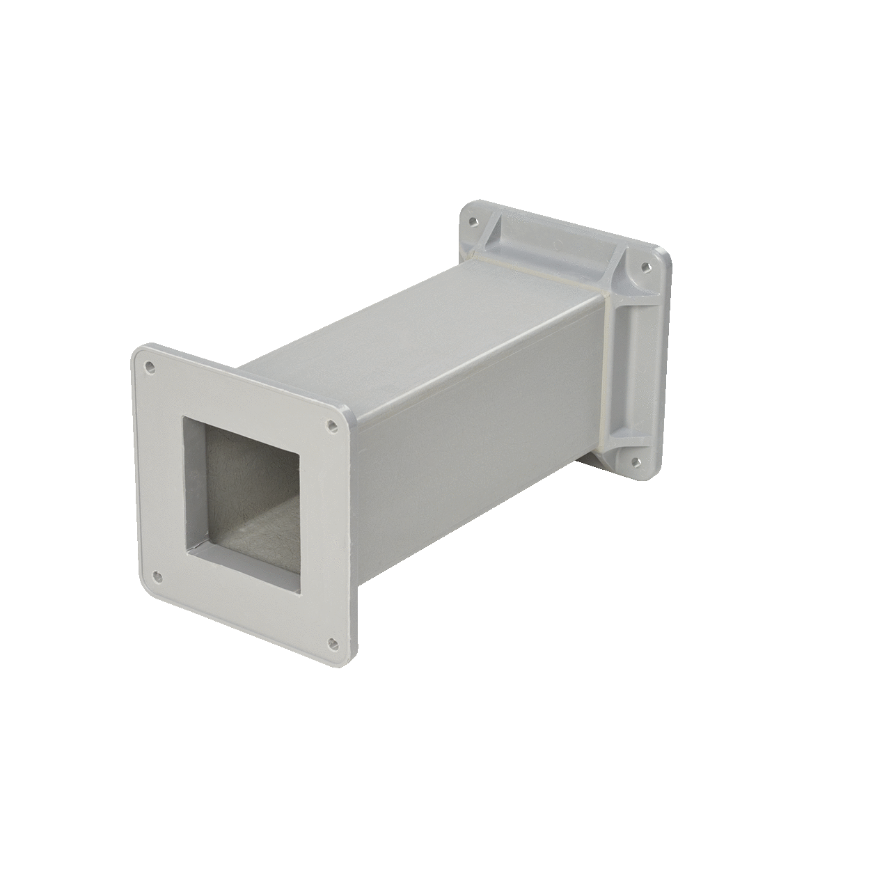 Straight Tube Section Feed-Through Type 4X, 4.00x4.00x120.00, Gray, Fiberglass