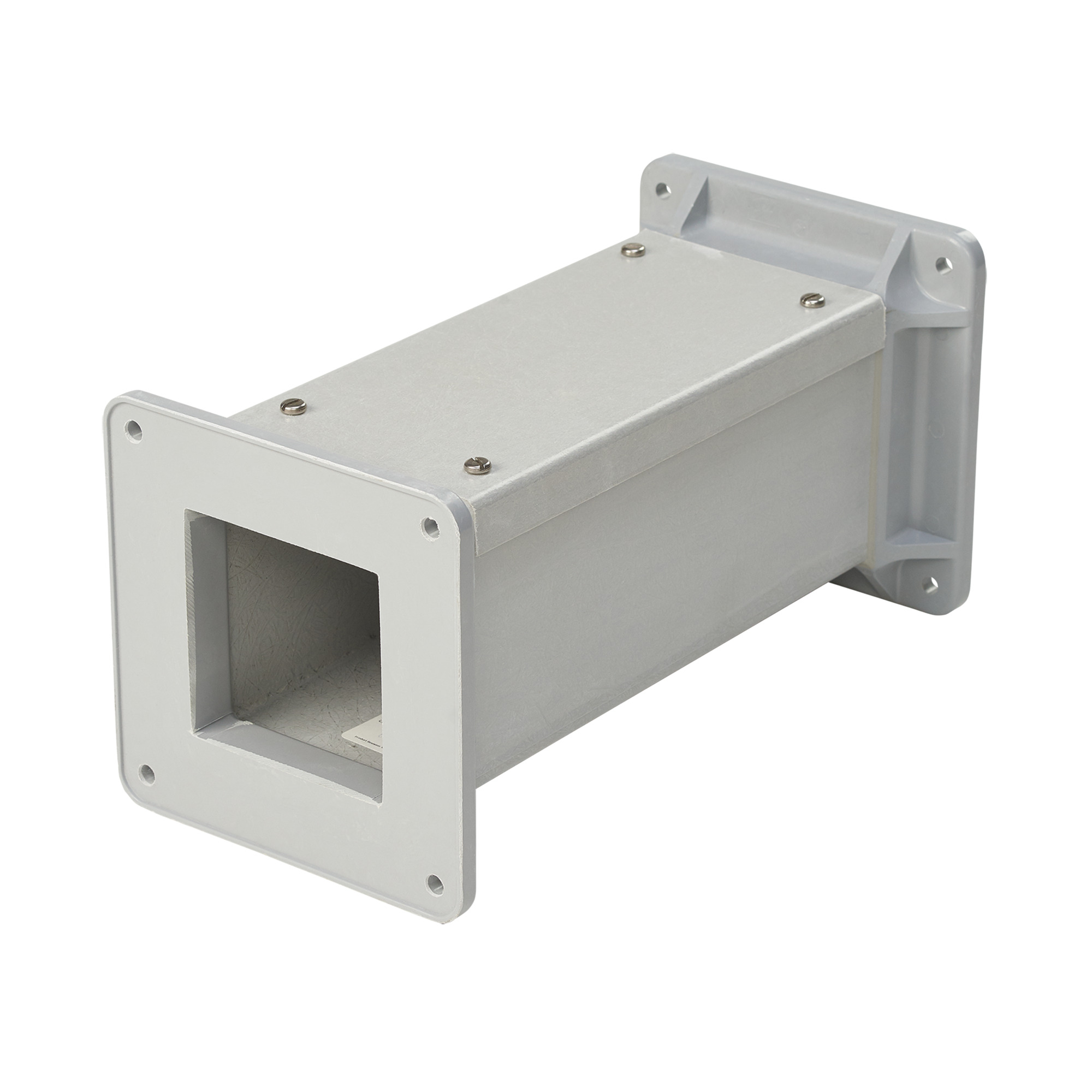 Straight Section Feed-Through Type 12 and 3R, 4.00x4.00x48.00, Gray, Fiberglass