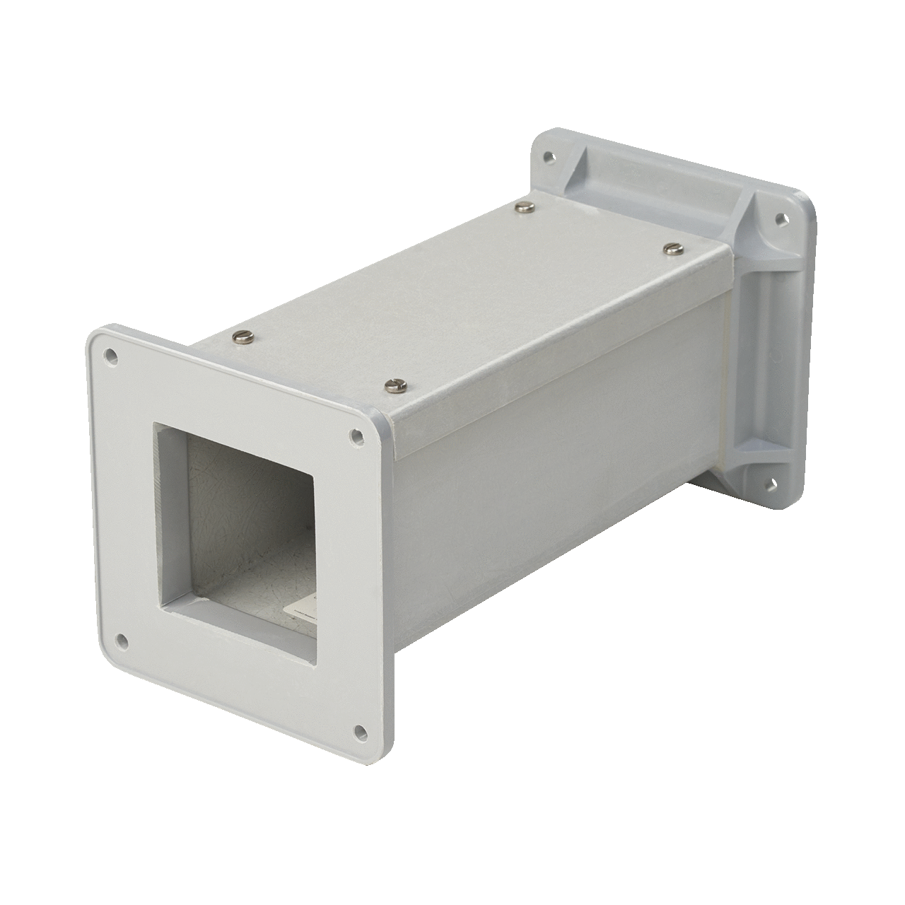 Straight Section Feed-Through Type 12 and 3R, 4.00x4.00x60.00, Gray, Fiberglass