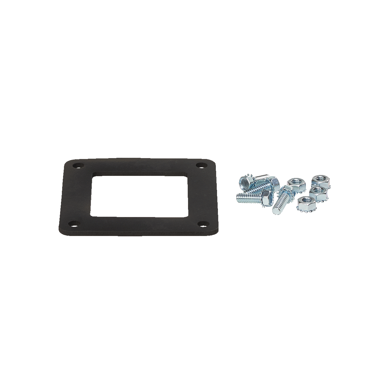Gasket and Screws, fits 4.00x4.00, Rubber