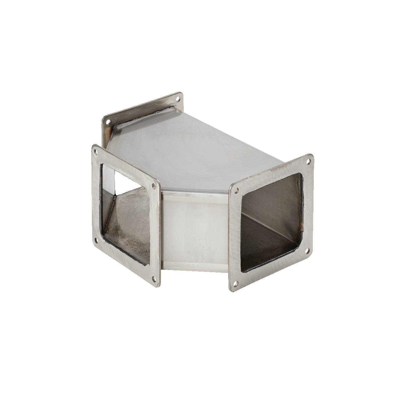 Tee Feed-Through, 4.00x4.00, Brushed, SS304