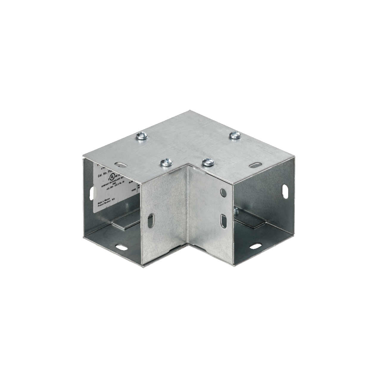 Galvanized 90-Degree Elbow, 6.00x6.00, Steel