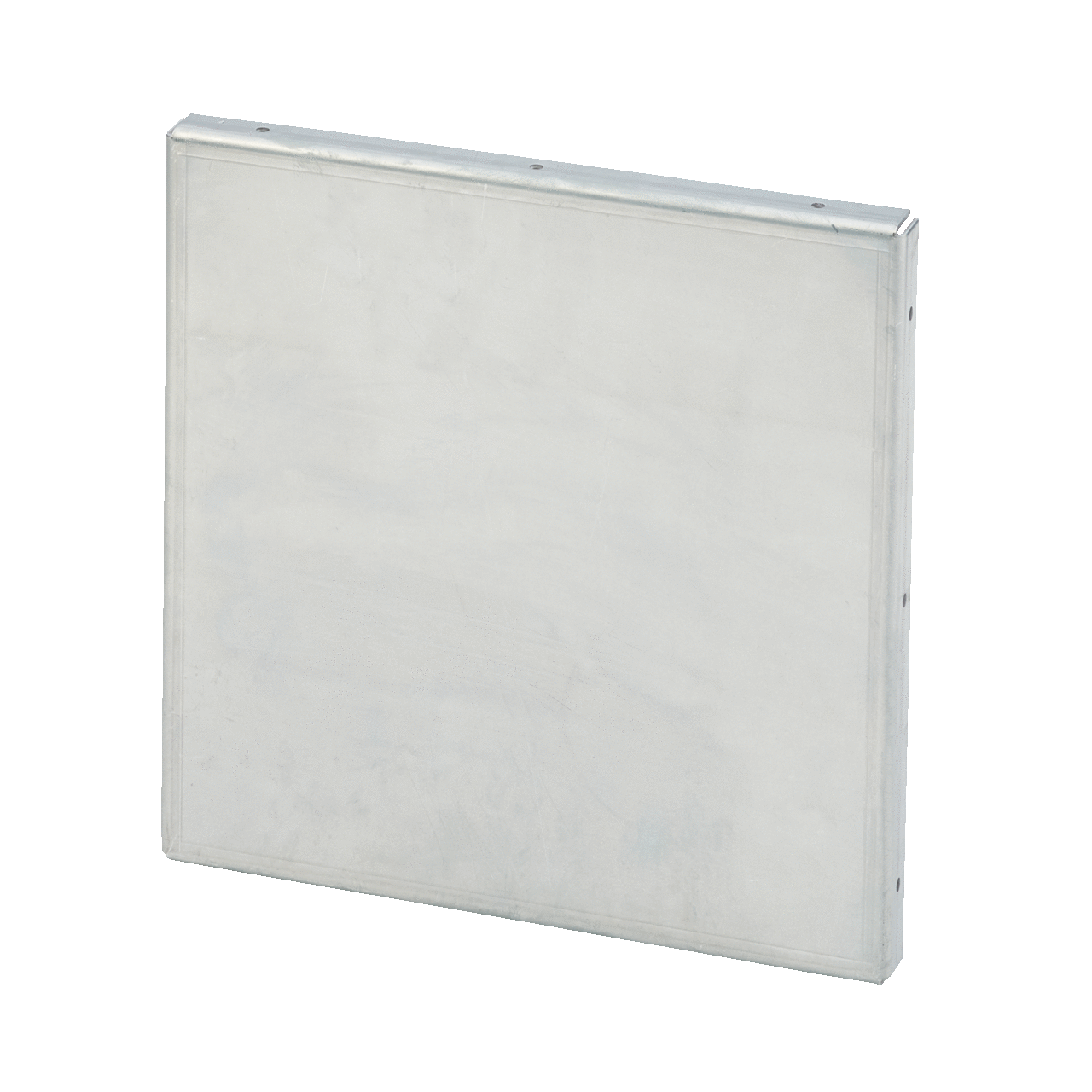 Galvanized Closure Plate, 6.00x6.00, Steel