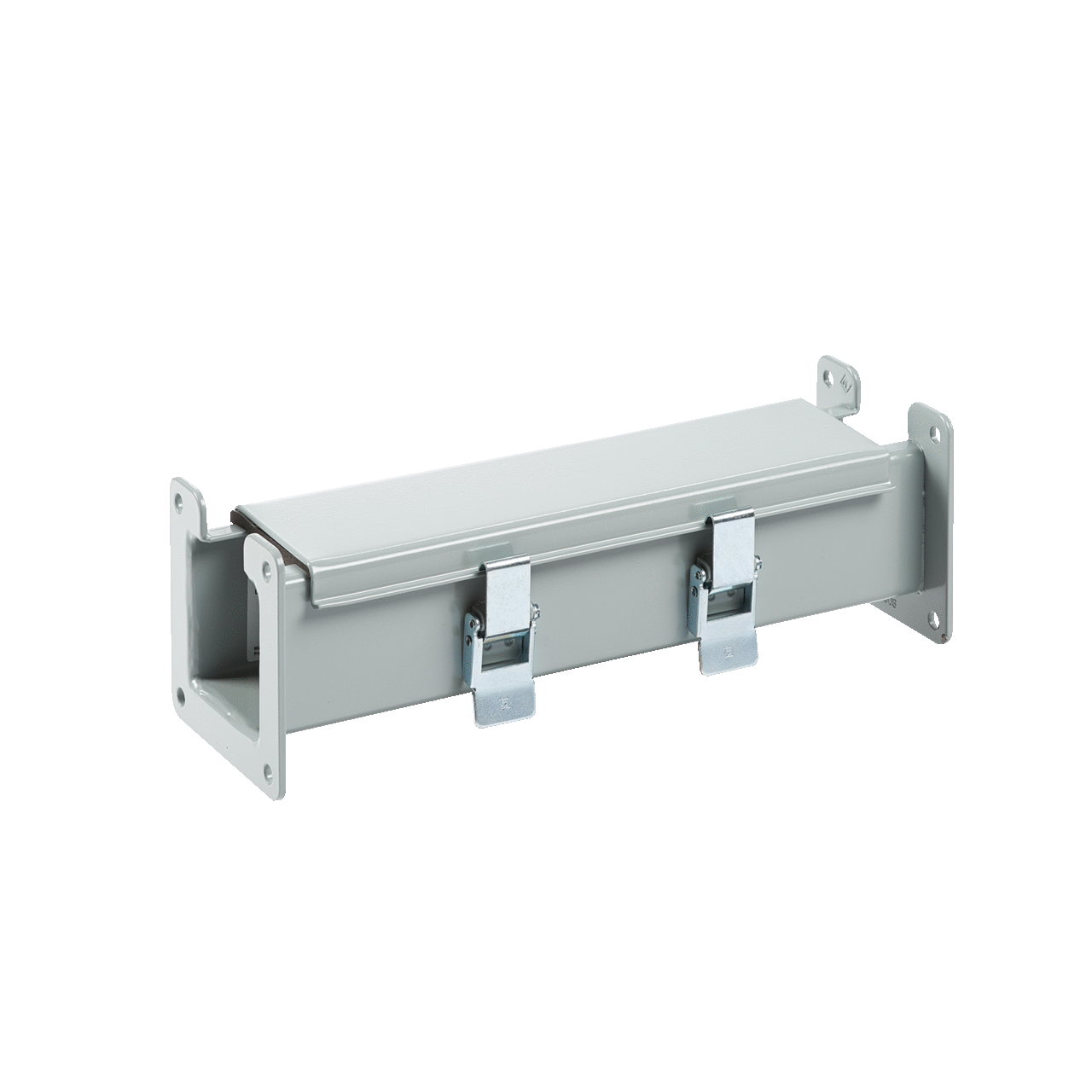 Straight Section, Lay-in Hinged-Cover, Type 12, 6.00x6.00x12.00, Gray, Steel