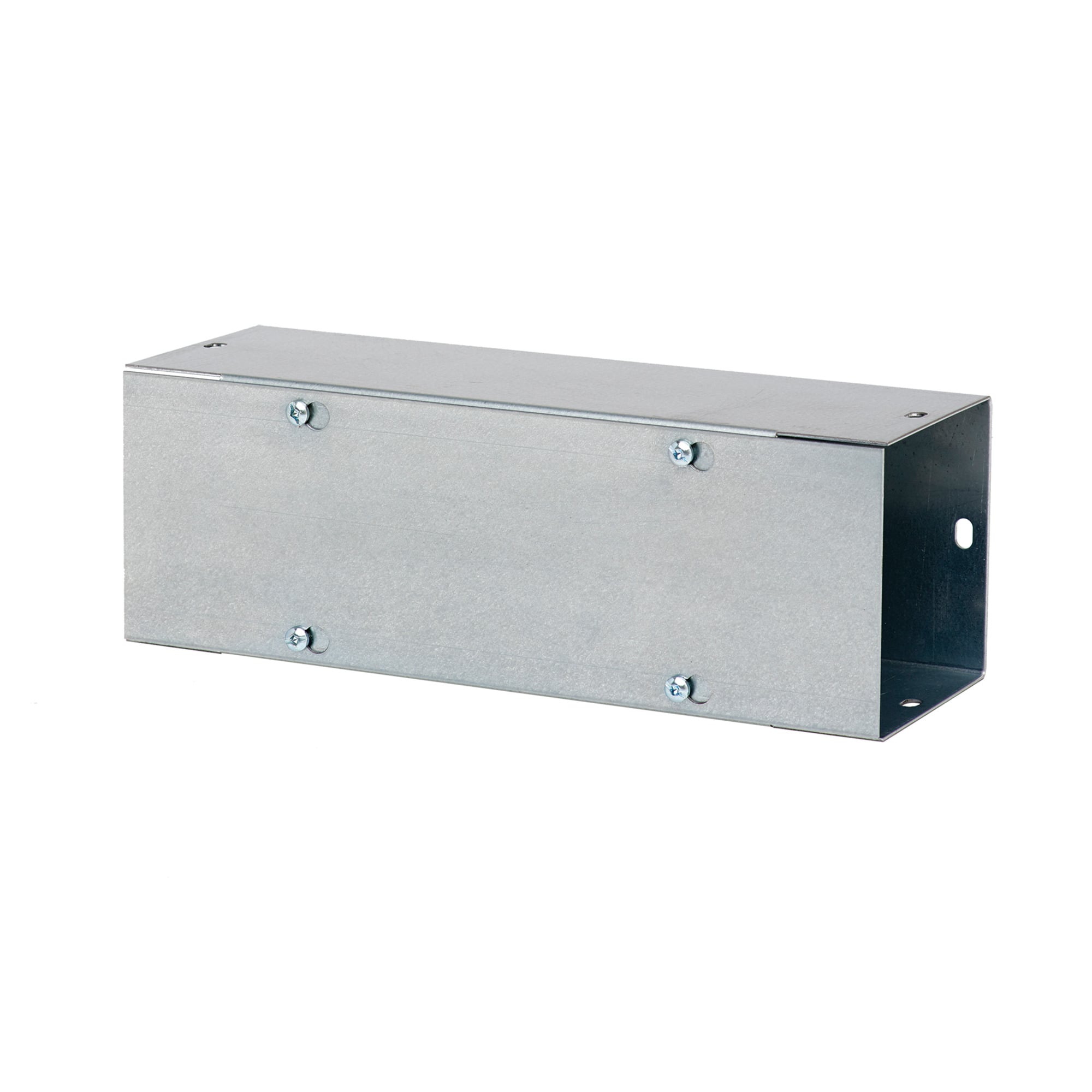 Straight Section Layin Flat Cover Type 1 no KOs, 6x6x48, Galvanized, Steel