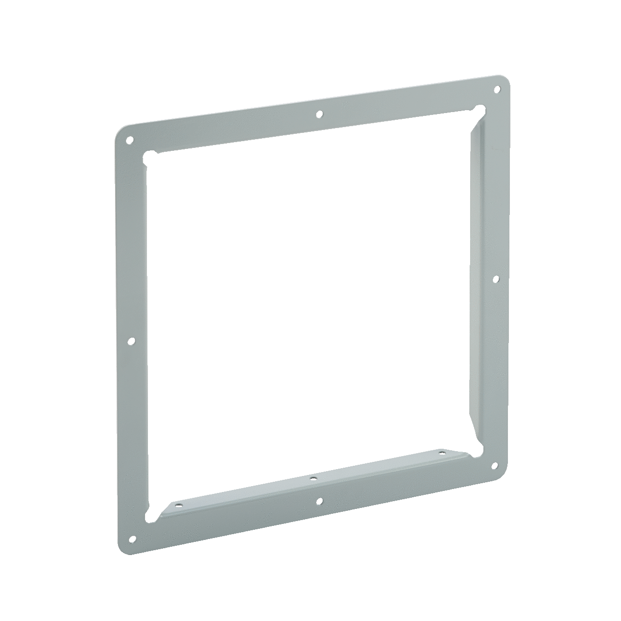 Panel Adapter LayIn Wireway, fits 6.00x6.00, Gray, Mild Steel