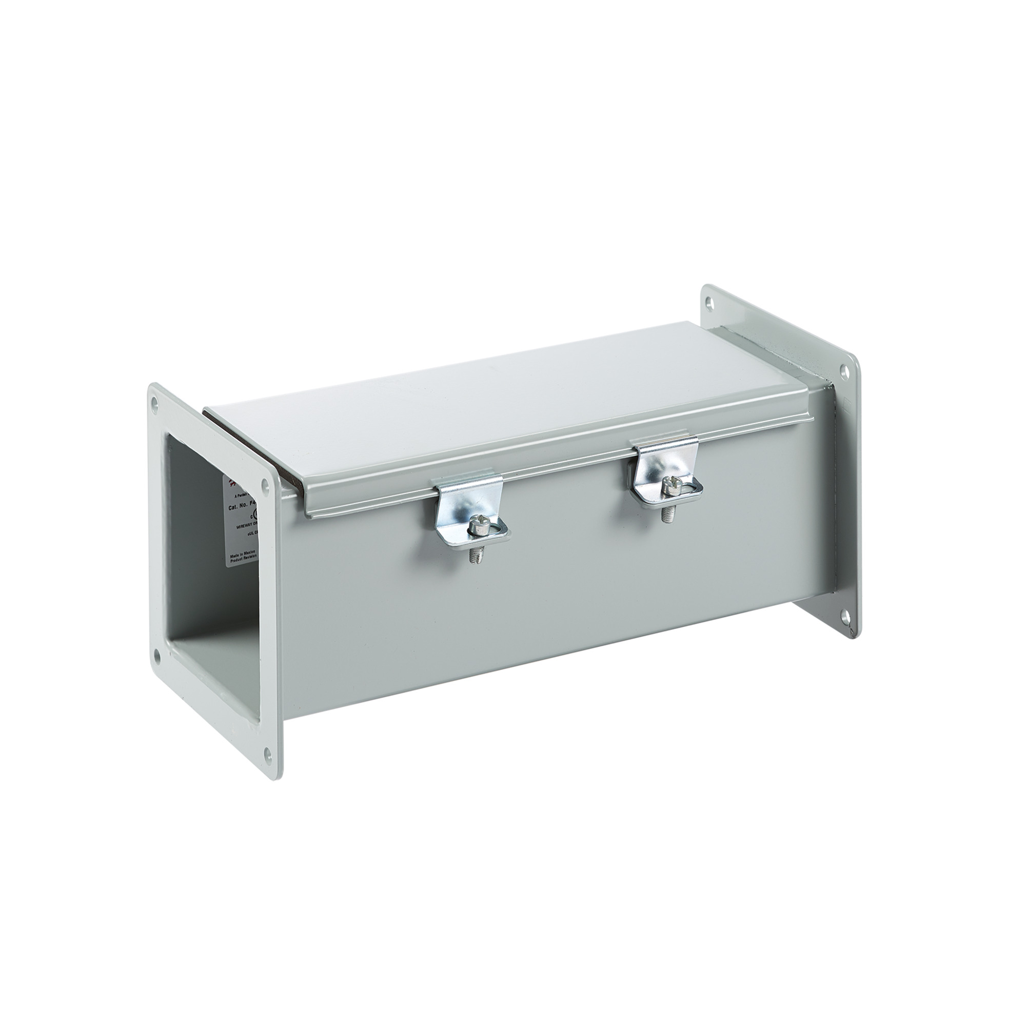 Straight Section Feed-Through Type 12, 6.00x6.00x60.00, Gray, Steel