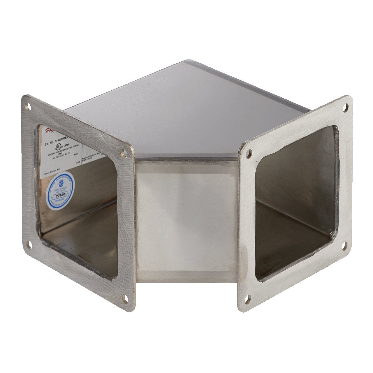 90-Degree Elbow, 6.00x6.00, SS Type 304