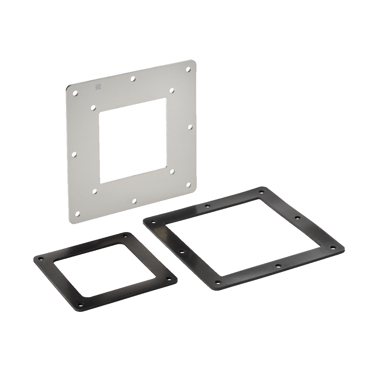 Reducer Bushings Feed-Through Center Hole, 6x6 to 4x4, Brushed, SS304