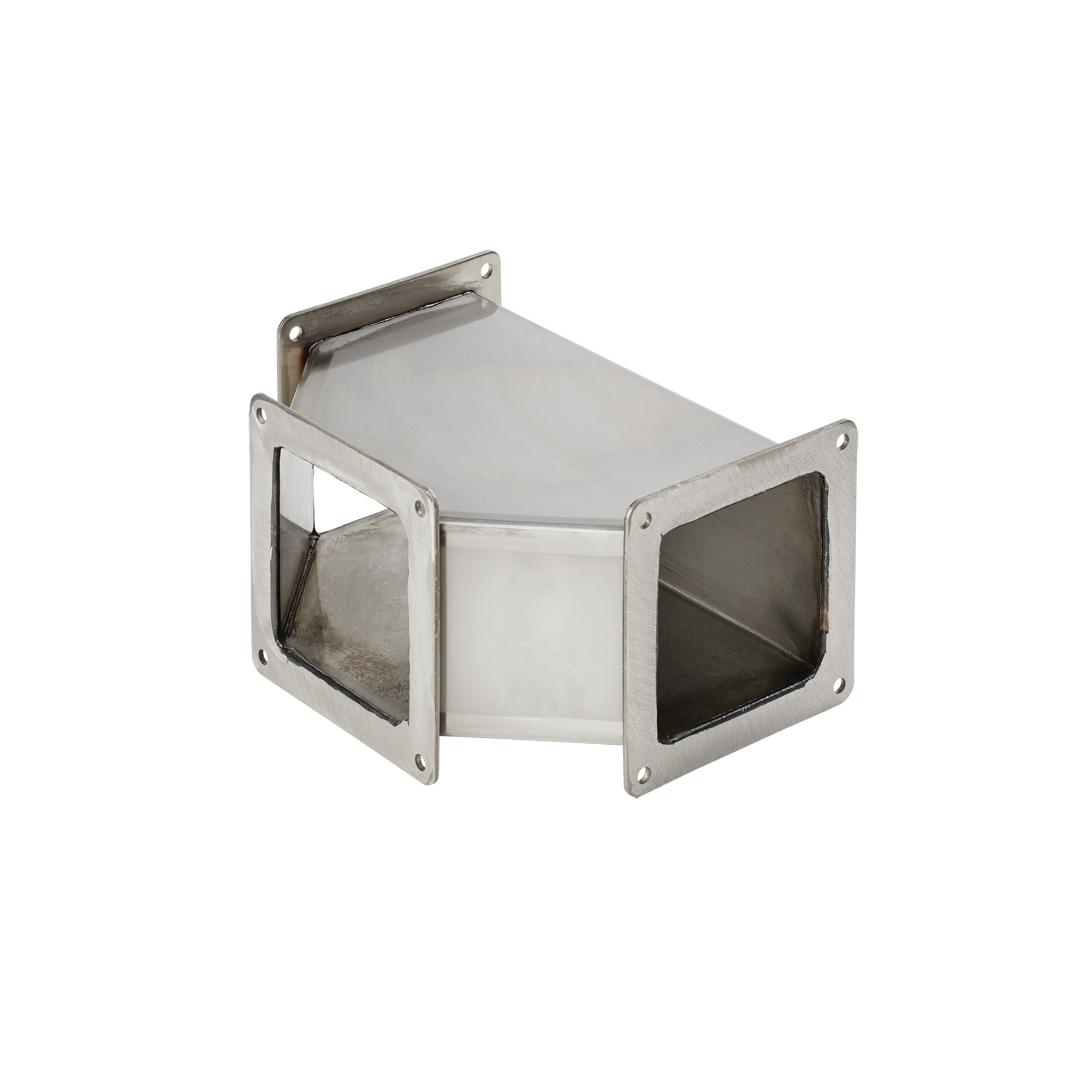 Tee Feed-Through, 6.00x6.00, Brushed, SS304