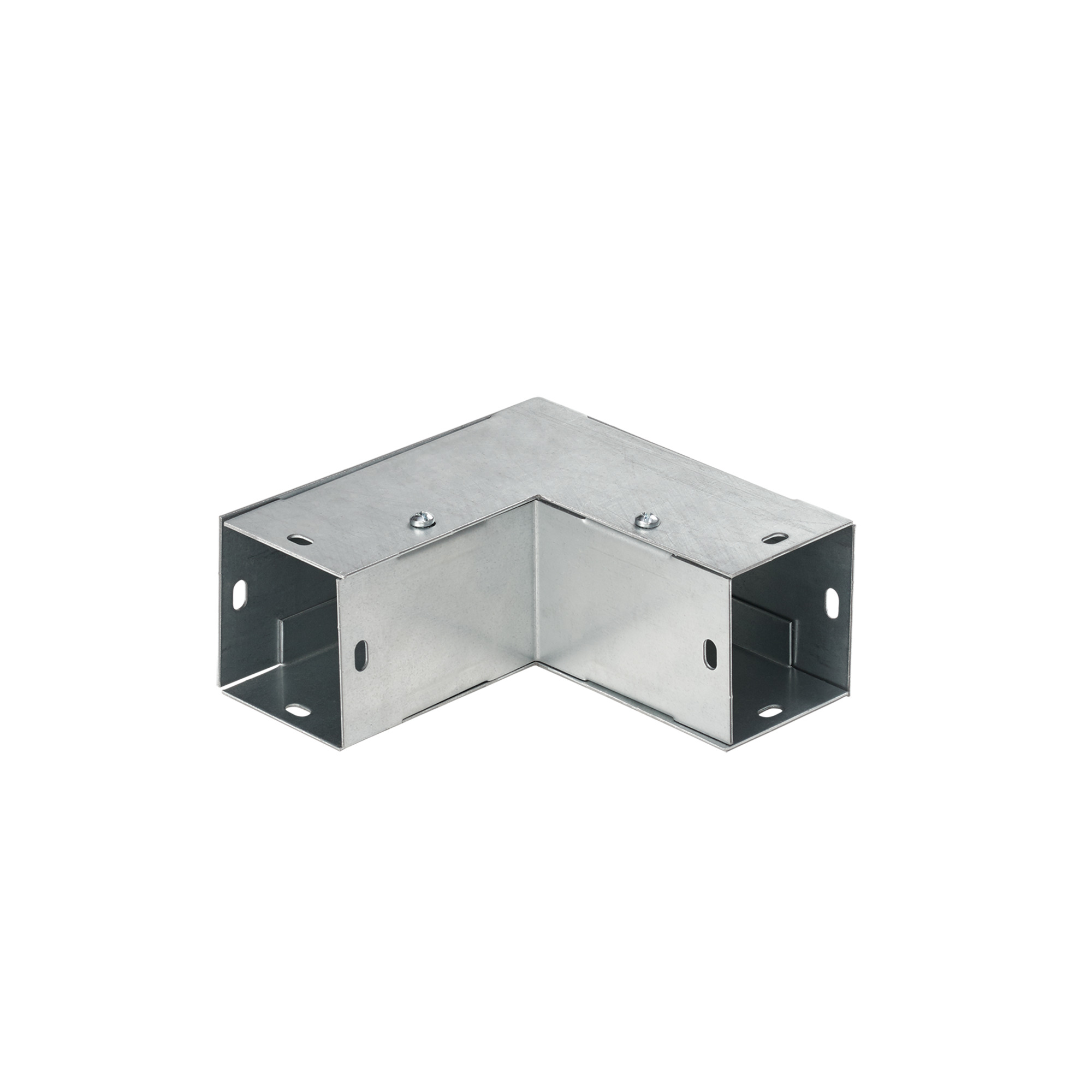 Elbow 90-Degree Lay-in Outside Opening, fits 8.00x8.00, Galvanized, Steel