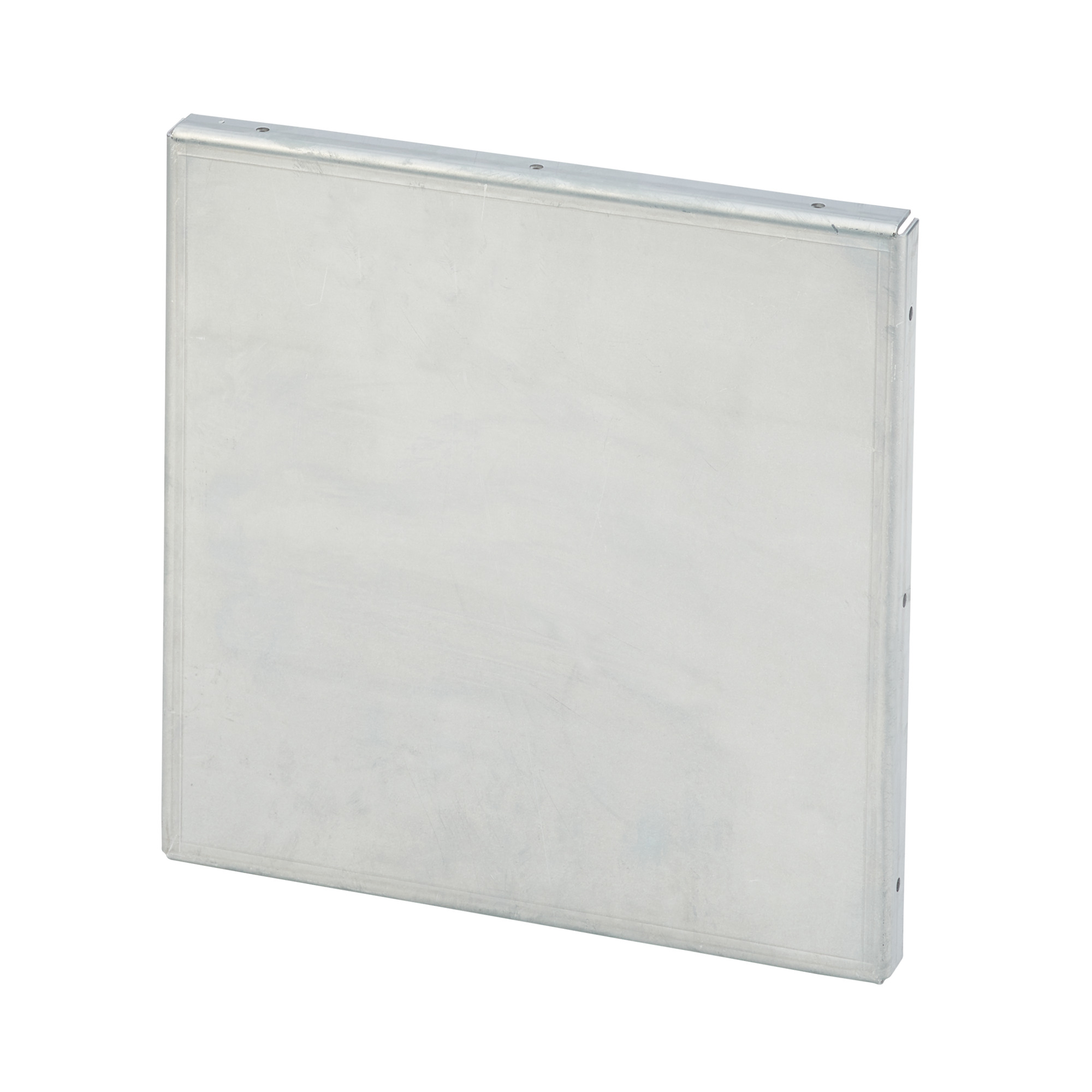 Closure Plate With Knockouts, 8.00x8.00, Galvanized, Steel