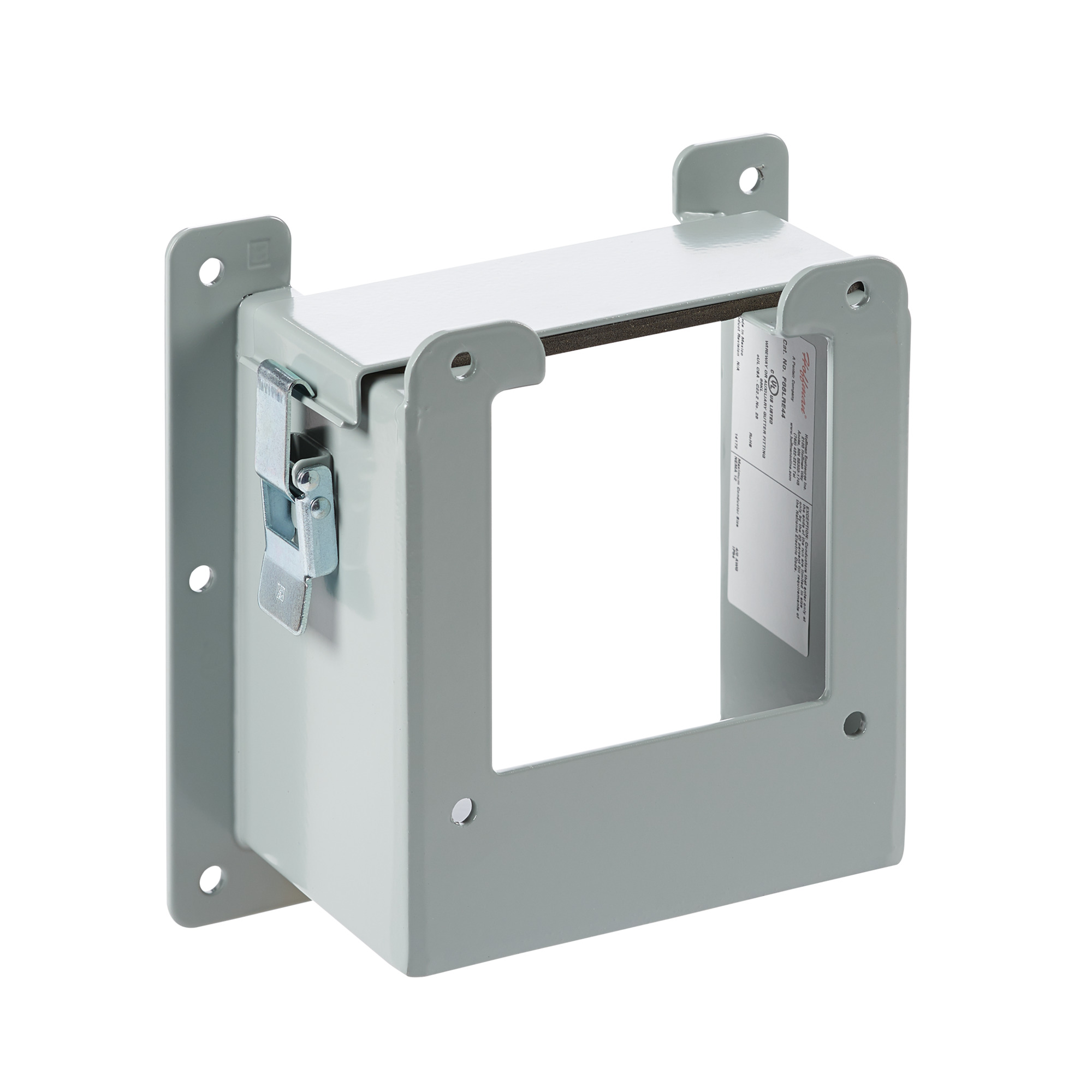 Reducer Lay-in Hinged Cover, 8x8 to 6x6, Gray, Steel