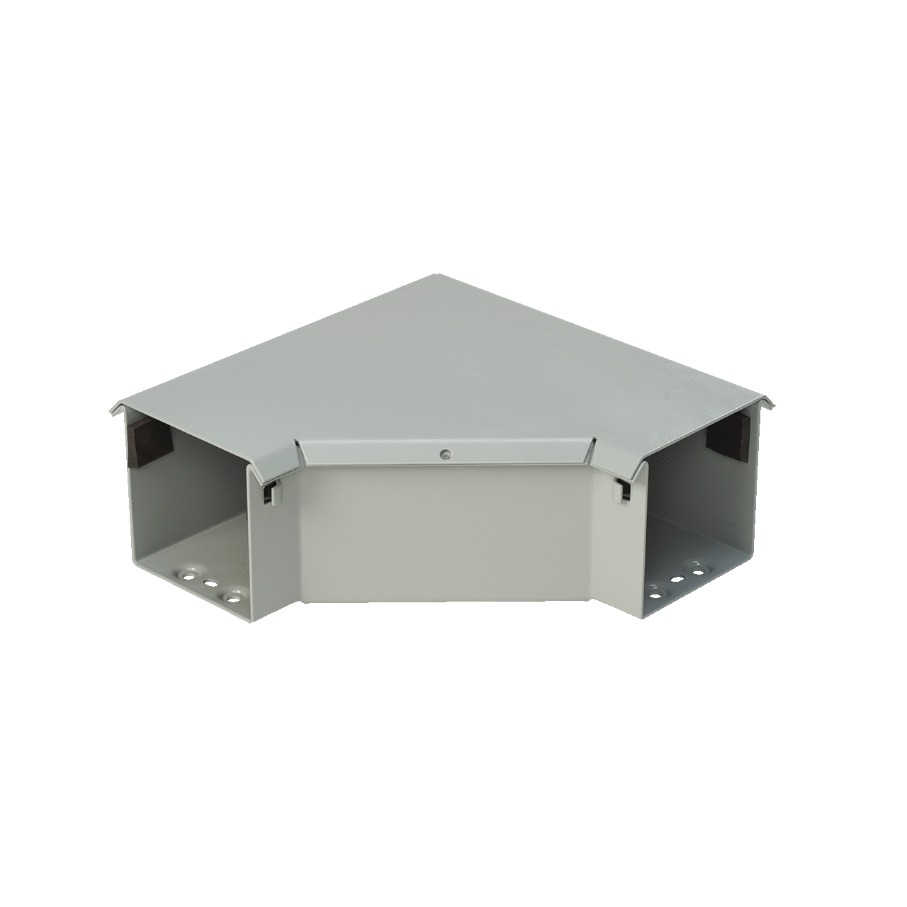 90-Degree Elbow, fits 8.00x8.00, Gray, Steel