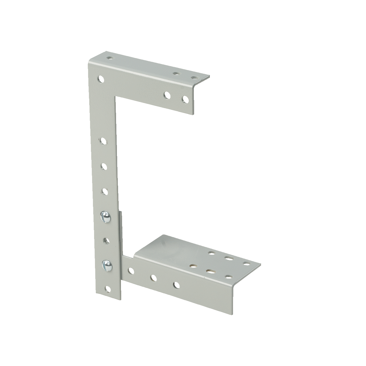 Drop and Bracket Hanger, fits 8.00x8.00, Gray, Steel