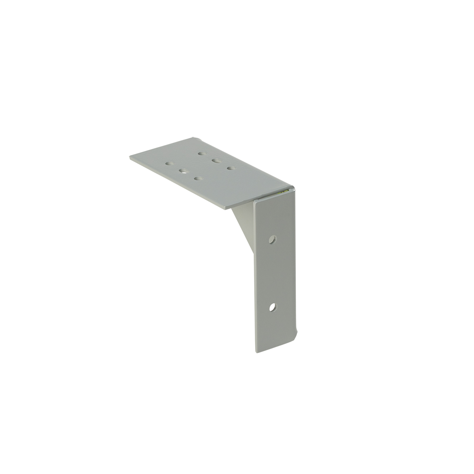 Wall Hanger, fits 8.00x8.00, Gray, Steel