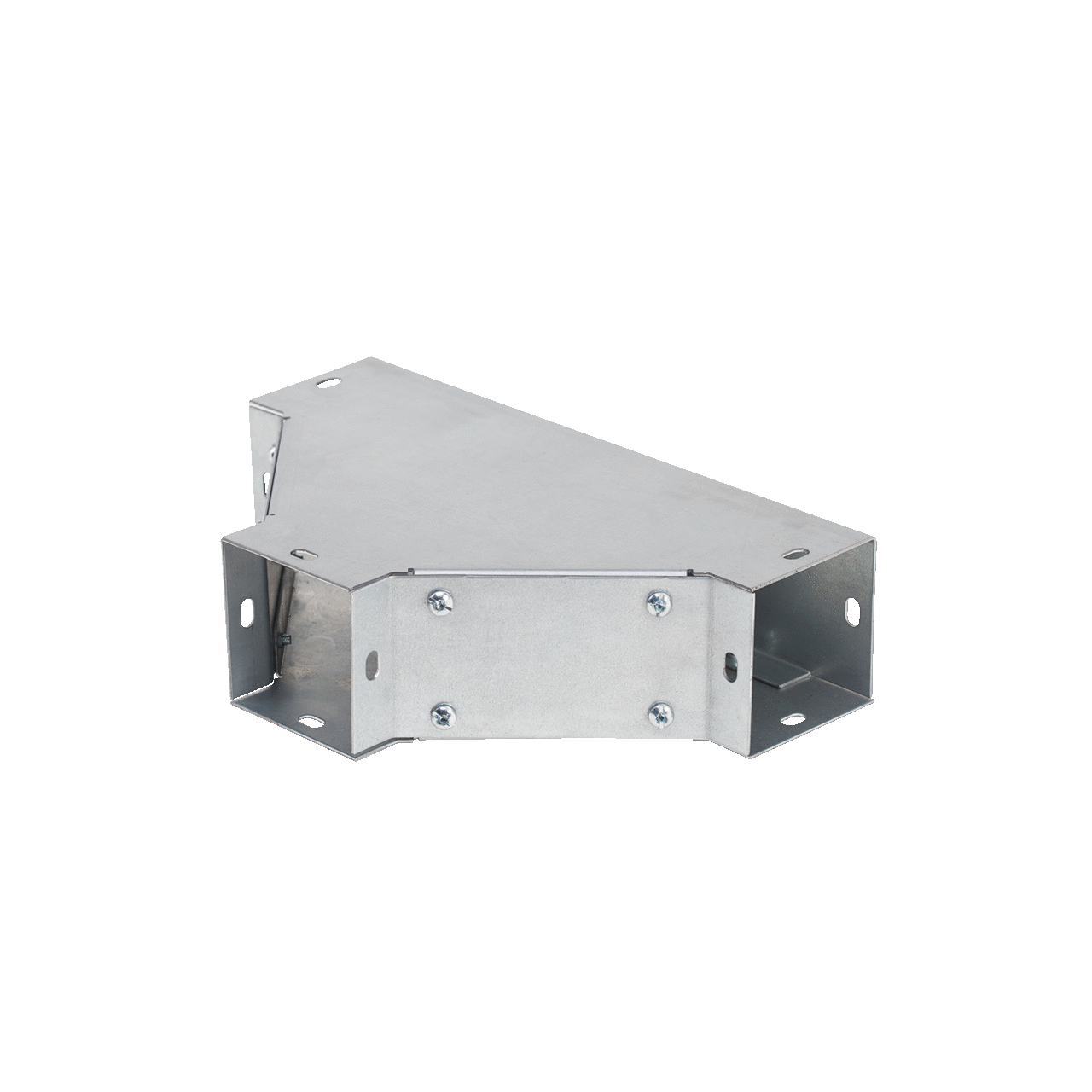 Sweep Tee LayIn Wireway, fits 8.00x8.00, Galvanized, Mild Steel